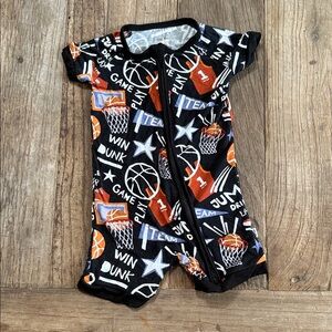 Little Sleepies Basket Ball Onesie